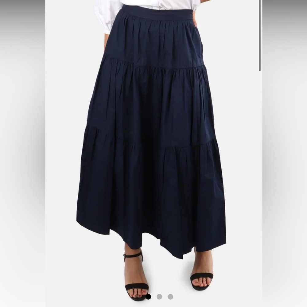 Staud Sea Skirt, Navy, Small